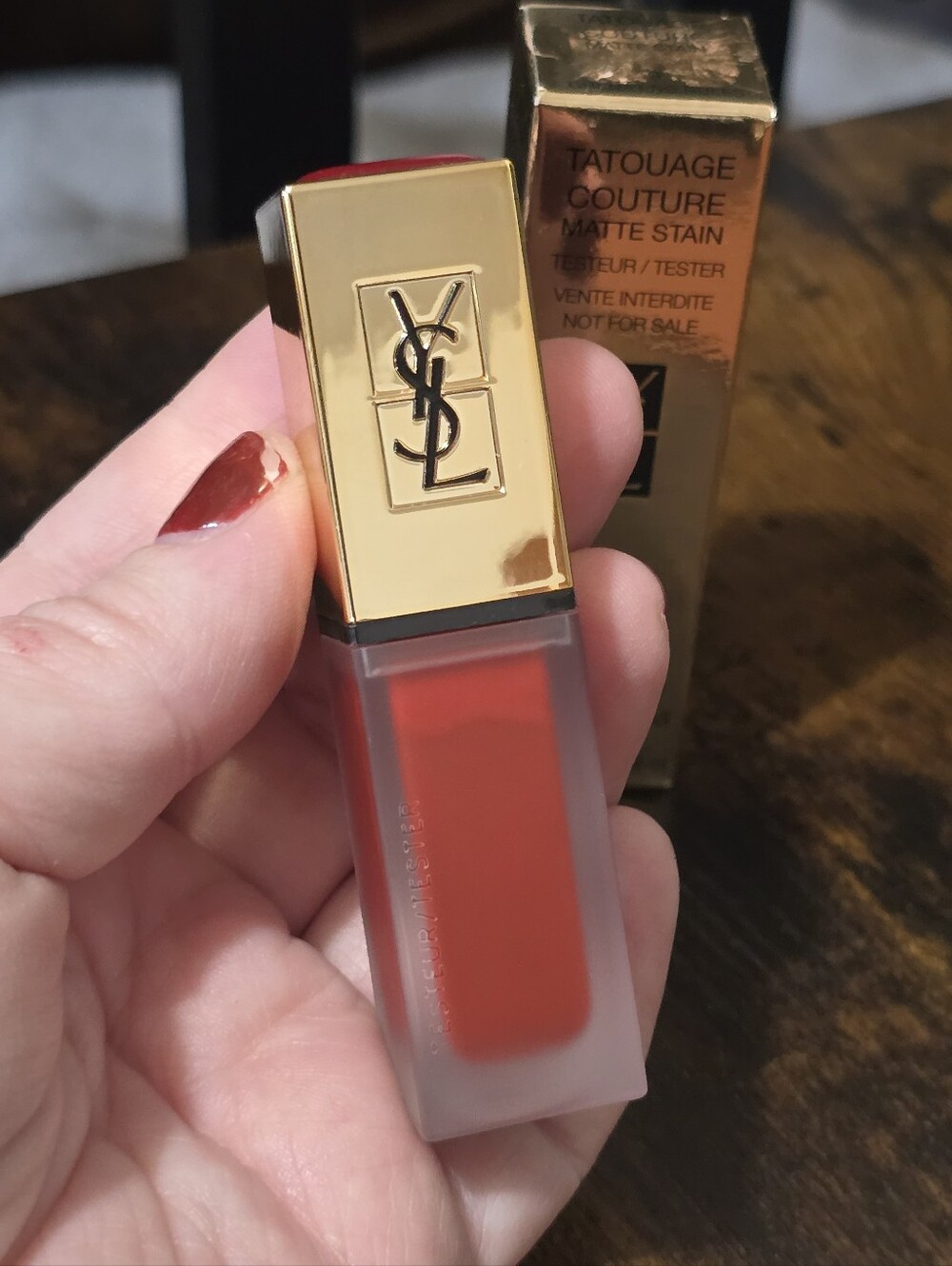 Yves Saint Laurent Rouge Pur Couture Matte Lip Stain - Picture 6 of 8